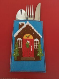 Cutlery holder gingerbread - ITHWL